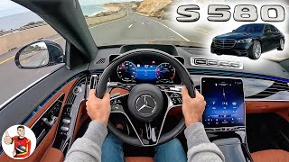 The 2022 MercedesBenz S 580 is the Answer to Every Luxury Question POV Drive Review [upl. by Terrijo340]