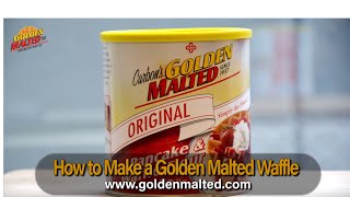 How to Make Golden Malted Waffles [upl. by Tnelc953]