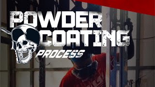 POWDER COATING PROCESS  GCB FABRICATION [upl. by Gallagher]