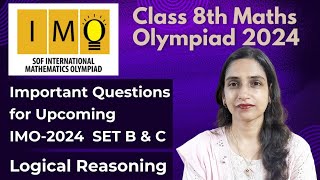 Class 8 IMO 202419 Nov and 12 Dec Exam Practice QuestionsClass 8 Maths Olympiad 2024 [upl. by Middlesworth]