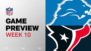 Detroit Lions vs Houston Texans  2024 Week 10 Game Preview [upl. by Enowtna]