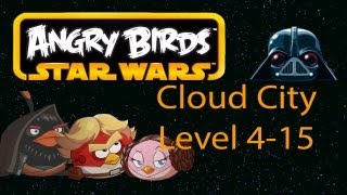 Angry birds star wars CLOUD CITY level 415 Walkthrough 3 stars HD [upl. by Mikaela]