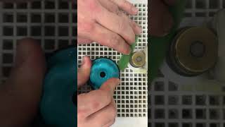 Grinding green stained glass for a 3D fern stainedglass grinding asmr fyp green glass [upl. by Pergrim808]