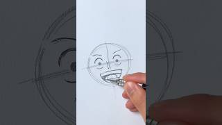 How to DRAW Luffy Super Easy Art Tutorial ASMR🎧 shorts [upl. by Cailean439]