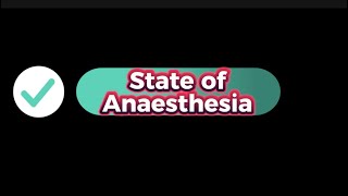 Anaesthesia  5 major changes required for anaesthesia [upl. by Georgetta]