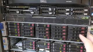 Hp dl380e Vs dl380p performance server gen8 drive testing [upl. by Haggar136]