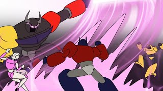 Team Autobot take on the mighty Menasor Transformers Combiner Wars Animated Episode 14 [upl. by Franek]