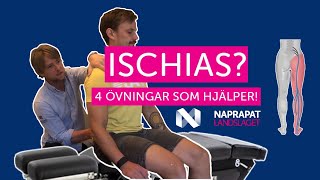 Ischias 4 Övningar Som Hjälper [upl. by Elocn]