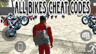 INDIAN BIKE GAME 3D ALL BIKES CHEAT CODES 🎮🎮🎮 indianbikedriving3d codes trending cheat viral [upl. by Eastman618]