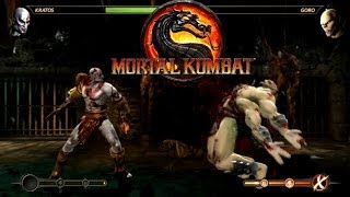 Mortal Kombat  Kratos vs Goro [upl. by Ariam353]