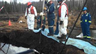 Environment Minister Renner visits Little Buffalo pipeline site  part 3 [upl. by Nnaerb]