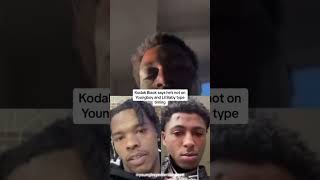 Kodak black says he’s not on the type timing NBA Youngboy and Lil Baby be on kodak youngboy baby [upl. by Reibaj]