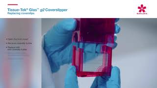 Tissue Tek Glas g2 Glass Coverslipper Replacing coverslips [upl. by Sudderth]