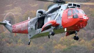 RESCUE 177 SEA KING HELICOPTER FORT WILLIAM PART 4 [upl. by Nerrat672]