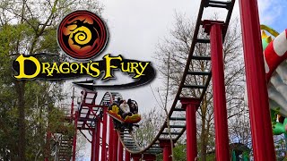 Dragons Fury OffRide at Chessington World of Adventures [upl. by Alleuqahs134]