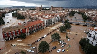 Spain emergency Today The entire city of Murcia and Valencia is submerged [upl. by Becht553]