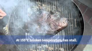 How To Smoke Brisket  Kingsford [upl. by Ihn]