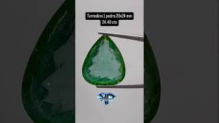 Turmalina 1 pedra 20x24 mm 2440 ctspedrasnaturais gemstone pedraspreciosas joias [upl. by Znieh728]