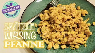 Rezept WIRSINGSPÄTZLEPFANNE  100 vegan  einfach amp super lecker [upl. by Reyna]