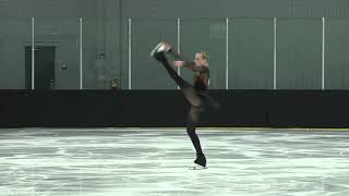 Lucy Dau  Intermediate Women Free Skate  2025 Midwestern Sectional Singles Final [upl. by Suiratnod]