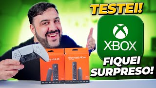 TESTEI o XBOX GAME PASS no FIRE TV STICK e FIQUEI SURPRESO [upl. by Atnomed]