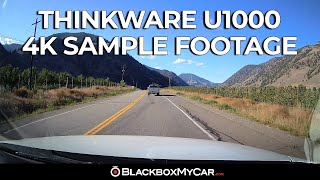 Thinkware U1000  4K Sample Footage  BlackboxMyCar [upl. by Lirrehs]