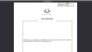 Declaração segurança social desemprego [upl. by Sueaddaht]