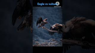 Eagle vs vulture birds shortvideo shorts viral trending wildlife animals nature ytshorts [upl. by Ailemac615]