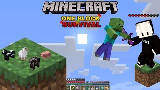 Minecraft One block 1 Minecraft live viral [upl. by Ened]