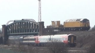 NR Snow Train and SWT 159 at Battledown Flyover [upl. by Aronson]