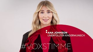 Ana Johnson – Unerfüllter Kinderwunsch  VOXSTIMME [upl. by Tisbee]