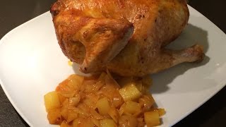 Recette Poulet au four et sa sauce [upl. by Dnomyaw944]