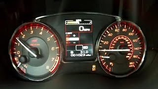 2015 Subaru WRX STI 060 MPH Acceleration Test Video  305 HP Turbocharged Boxer Engine [upl. by Ayalahs]