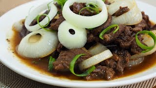 BISTEK TAGALOG  BEEF STEAK [upl. by Abixah]