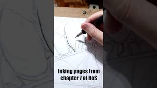 Inking chapter 7 of RoS shorts [upl. by Swenson781]