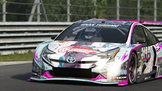 assettocorsa fanatec MADFOOT Sim Racing at the Nordschleife w a 16 Prius GT300 [upl. by Eward]