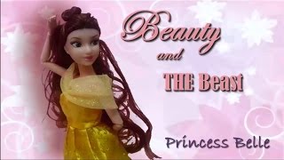 العاب باربي بنات  باربي الأميرة بيلا  الجميلة و الوحش  اميرات ديزني Beauty and the beast [upl. by Ynej100]