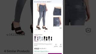 Trendy jeans for women from meesho song newsong punjabisong punjabi meesho [upl. by Cherida601]