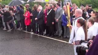 irishtimescom Olympic Torch enters Republic [upl. by Nyleahcim220]