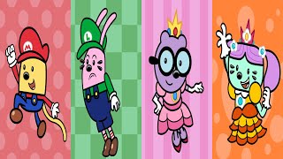 Wow Wow Wubbzy x Super Mario Speedpaints [upl. by Acirtal]