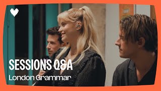 London Grammar reflect on over 10 years together  Deezer Sessions Live QampA with Bose [upl. by Grous]