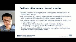 Transition to SNOMED CT as the interface terminology in a large EHR system  Leilei Zhu 202119 [upl. by Annirac]