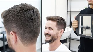 Como Fazer Corte Social Masculino Para Iniciantes FÁCIL e RÁPIDO 💈 Com Farley Santiago [upl. by Gussi843]