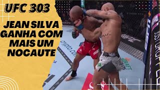 Jean Silva vence por nocaute no UFC 303 [upl. by Lindner]