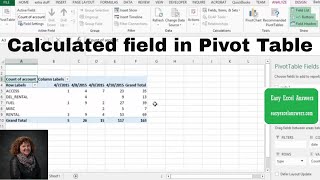 How to add a calculated field to a pivot table [upl. by Aiclid]