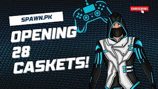 SpawnPK Opening 28 Gladiator Caskets Ultra Rare Weapons Unlocked [upl. by Wetzel]