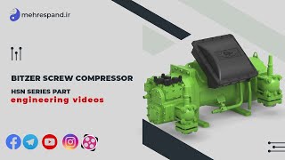 Bitzer screw compressor hsn series part [upl. by Kloman251]