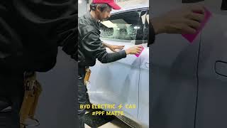 BYD NEW ELECTRIC ⚡ CAR quotPAIND GUARD PPF MATTE 5 YEAR WARRANTYL R DETAILING TEME FREE LANCE WORK [upl. by Naima]