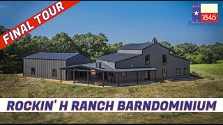 Rockin H Ranch Barndominium  2700 sqft  3 Bedroom  3 Bath 1200 sqft Shop [upl. by Corron]