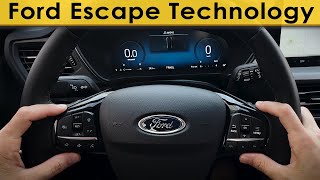 Steering Wheel and Cluster in the Ford Escape  20232024 models [upl. by Addiego]